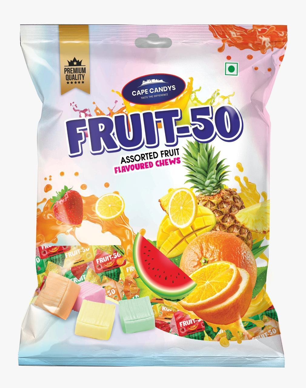 Cape Candy’s Fruit-50 Assorted Fruit-Flavoured Chews